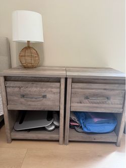 Bedside tables two