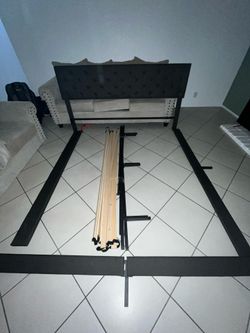 King size bed frame