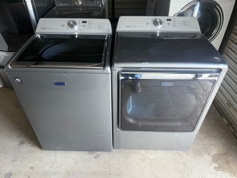 Maytag washer and electric dryer HE 5.3&8.8 cuft