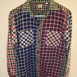 Uniqlo Men Plaid Shirts Size m
