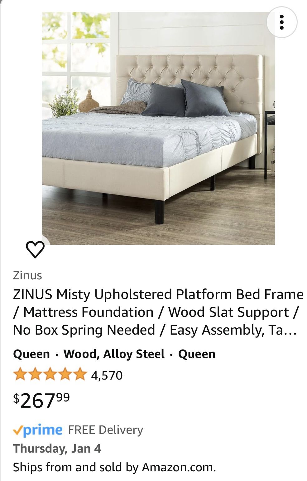 Upholstered Bed Frame 