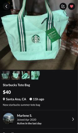 Starbucks tote Scam!!! BE AWARE!!