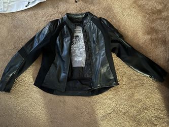 ‘Bilt’ Women’s Leather Motorcycle Jacket