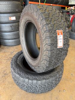 LT 285/65R18 BFGoodrich All-Terrain full pair 2 tires