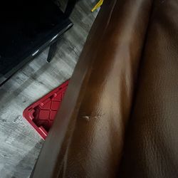 Leather Love Seat