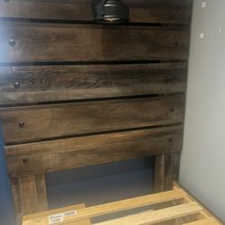 Twin Bed With Headboard And Drawers 
