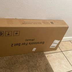 Brand New Bar Stools Black 