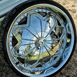 Crome 22s Rims tires