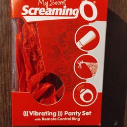 brand new my secret screaming vibrating panty set with remote control ring!! 