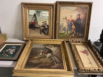 Antique European paintings