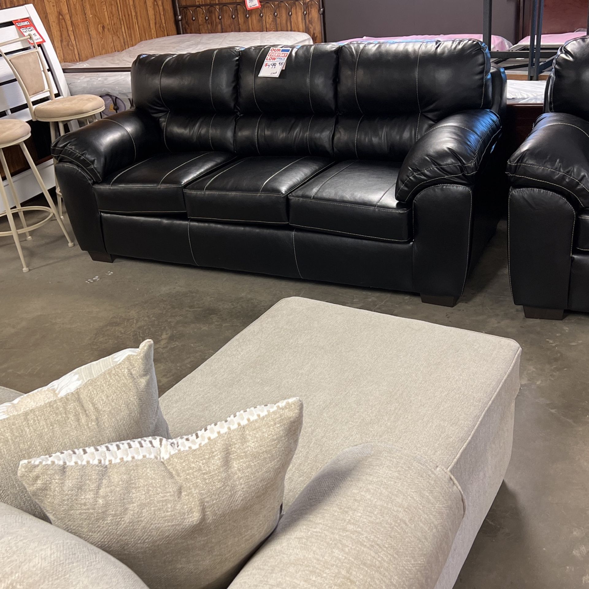 Brand new sofa and loveseat $1000 for both pieces at your grab and go store