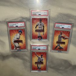 1999 Metal Universe Linchpins Frank Thomas PSA 10 (pop2) And Others