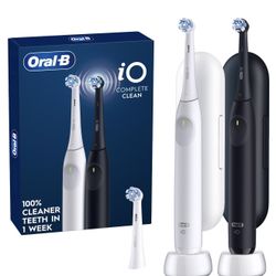 Oral B iO Series 2 Complete Clean Rechargeable Electric Toothbrush 2 Pack 