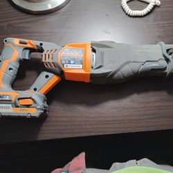 Ridgid Sawzall 18 V  X4 