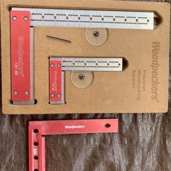 Woodpeckers Precision Woodworking Squares, Set