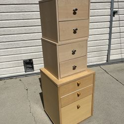 Three Small Cabinets