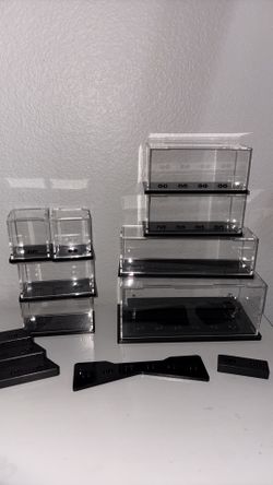 Bundle of display cases for Lego