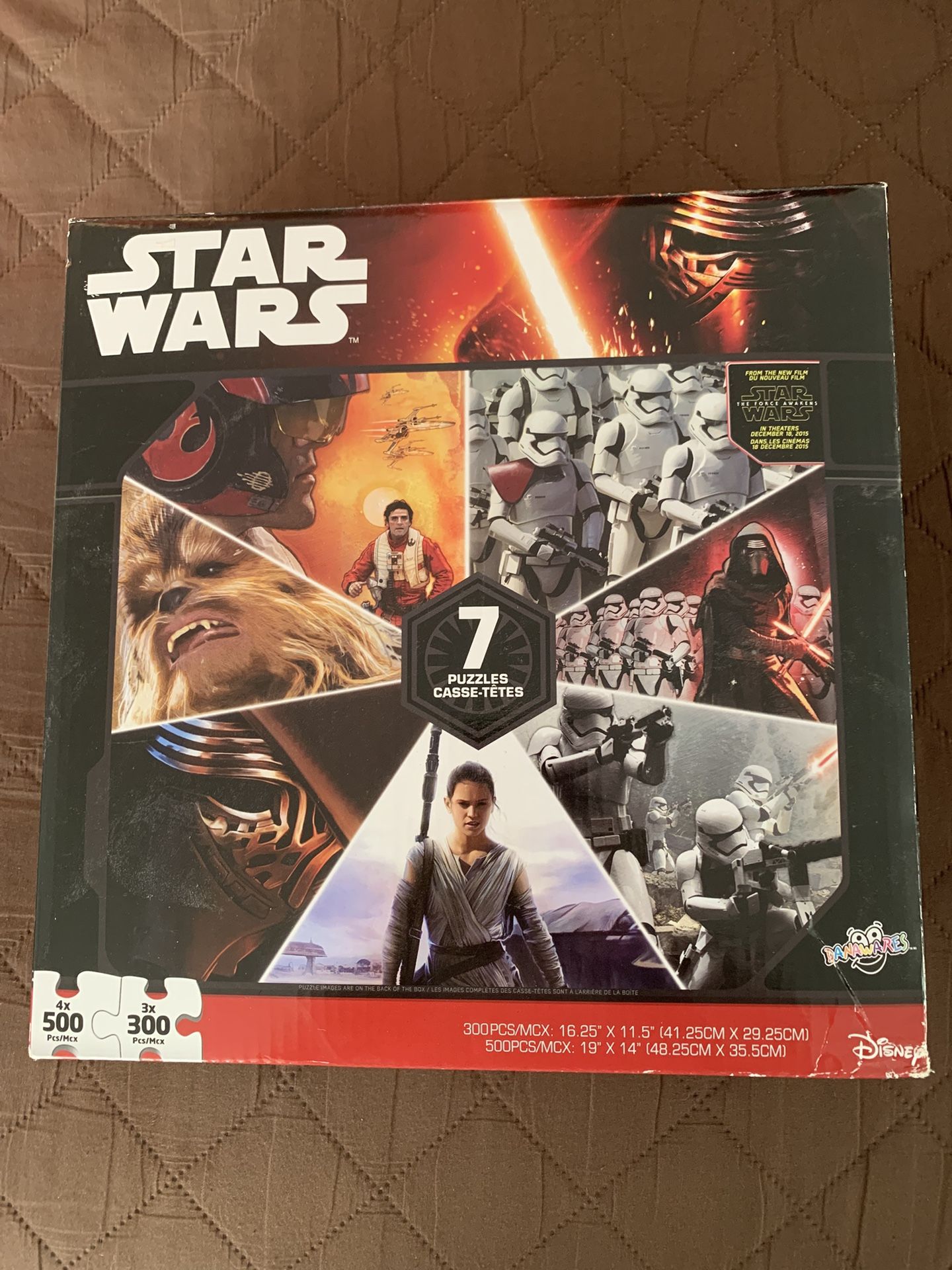 Star Wars Set Of 7 Different Puzzles 2900 Pieces Brand New