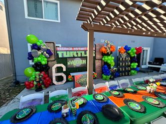 Teenage Mutant Ninja Turtles theme birthday