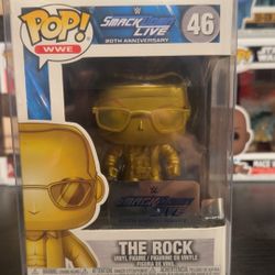WWE “The Rock” 20th Anniversary of Smackdown Funko Pop (In Protective Pop Case)
