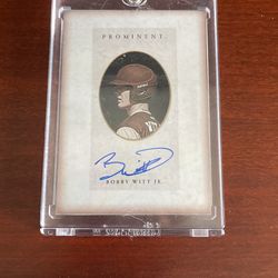 Stunning Bobby Witt Jr Auto Card /19