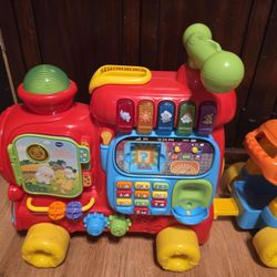 Baby Toddler Walker Train Toy - Works! 