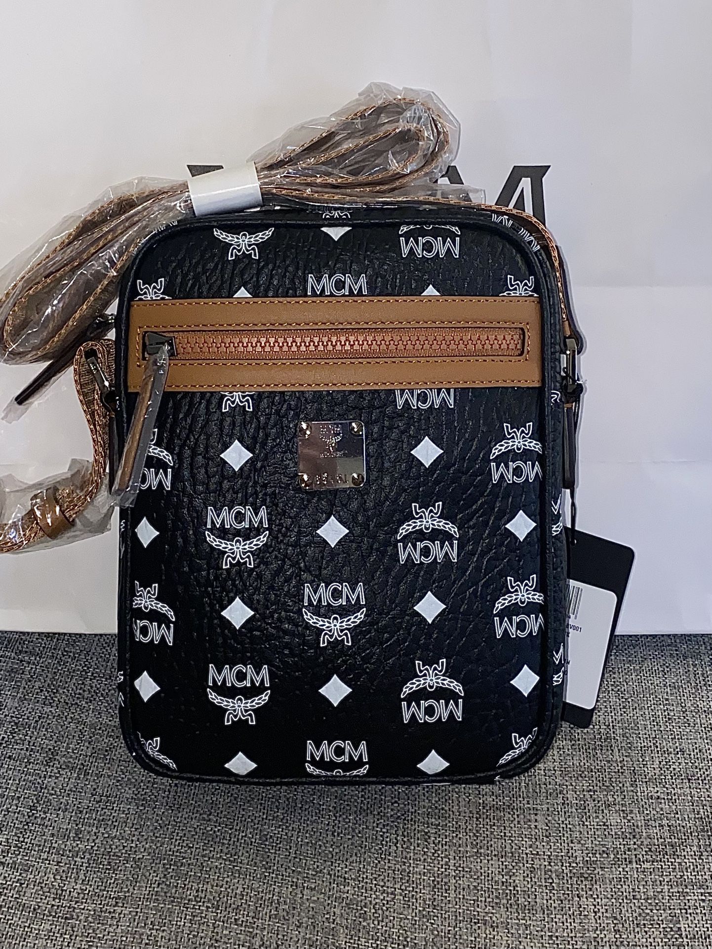 MCM Mini Crossbody Bag In Visetos 