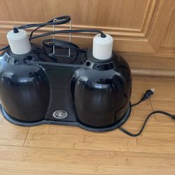 Dual Basking Lamp + Light Stand