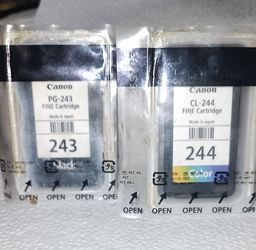 Canon PG-243 and CL-244 Ink Cartridge Combo