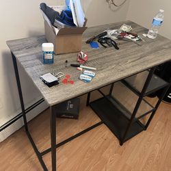 Table With Shelves 