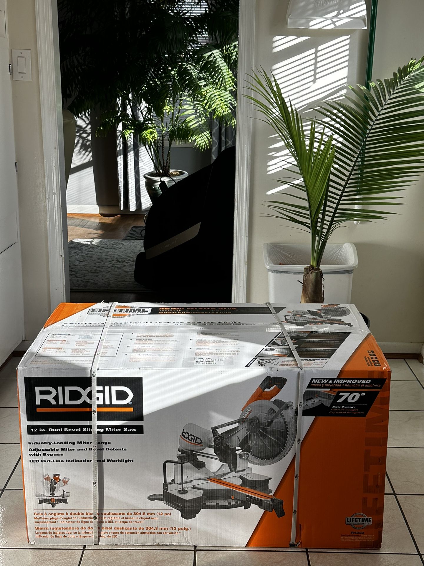 Ridgid OEM 089240013038 Miter Saw Light Led R4113 R4210 R4222