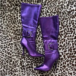 Steve Madden purple boots 7.5