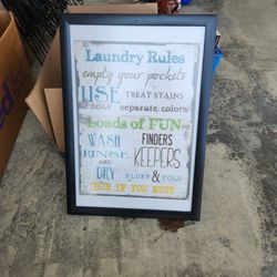 Laundry Poster