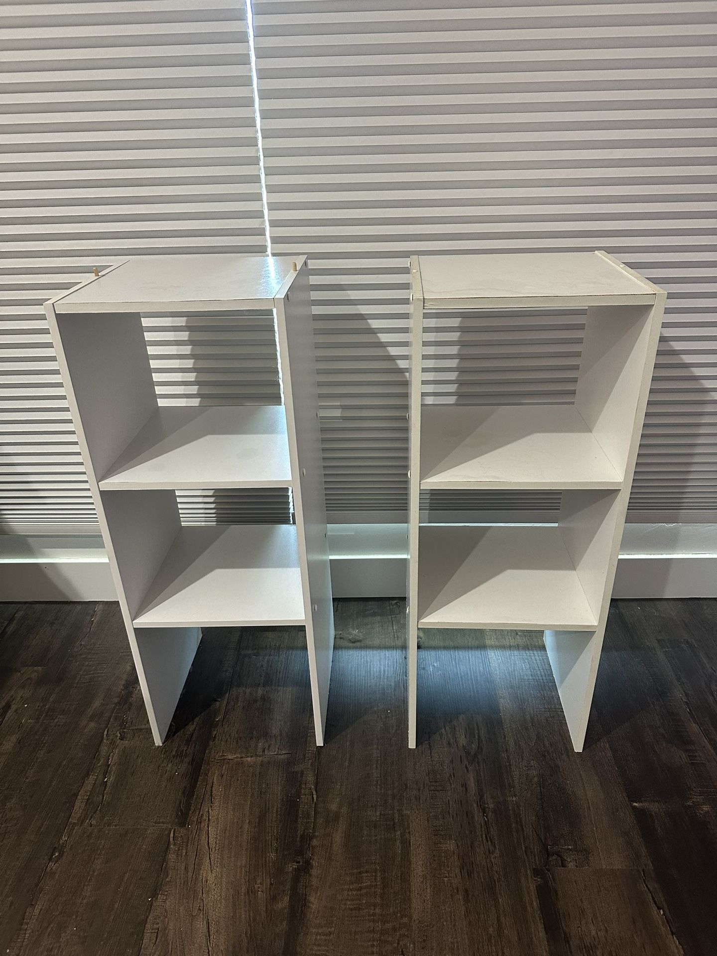 White Cubby Shelves