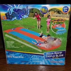 NEW IN BOX H20GO AQUA RAMP TRIPLE SLIDE AND SPEED RAMP.  PICK UP MIDDLEBORO ONLY FINAL SALE 