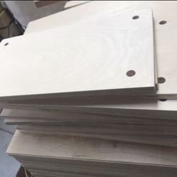 5 pieces of blanks for shelves unfinished