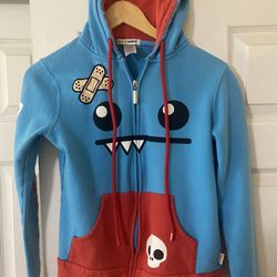 2012 So So Happy Ozzie Monster Hoodie Jacket Emo Vintage Sweatshirt Women’s M