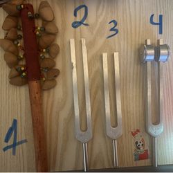 Tuning Forks And Nut Shaker