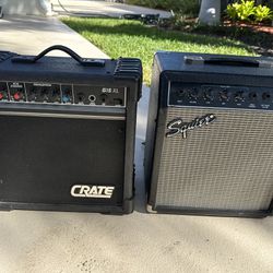 TWO GUITAR AMPLIFIERS- For PARTS/REPAIR.