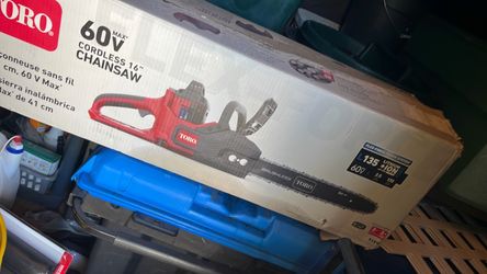 Toro chainsaw almost new