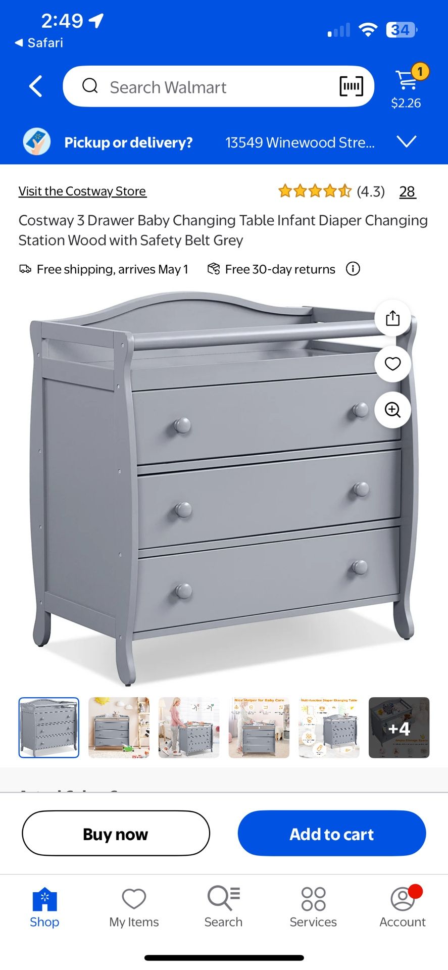 Baby Changing Table
