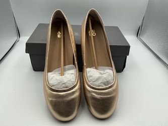 ABEO Gold Metallic Ballet Flats