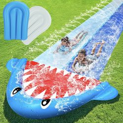 Water Slides For Kids 20Ft Waterslide Backyards Lawn With 2 Bodyboards