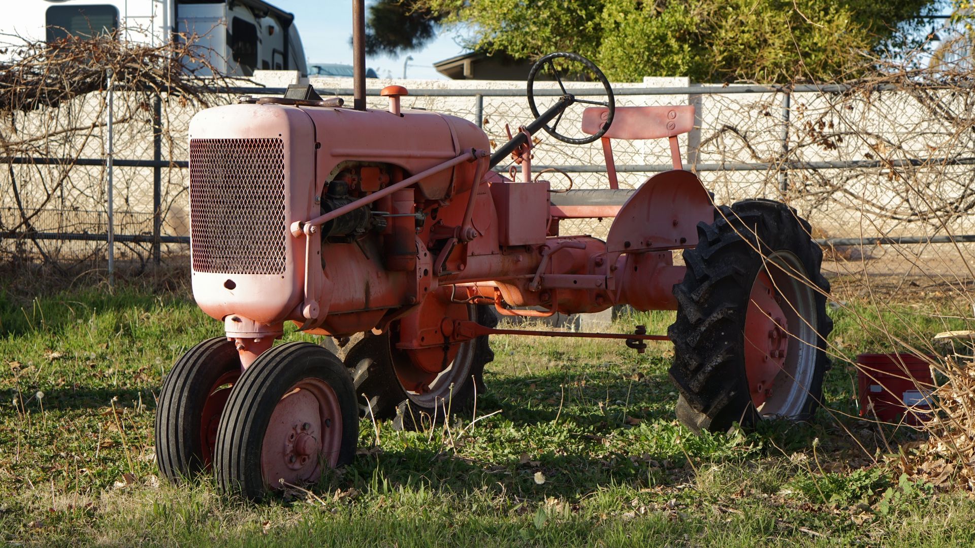 Vintage 1940s Allis Chalmers Model B tractor