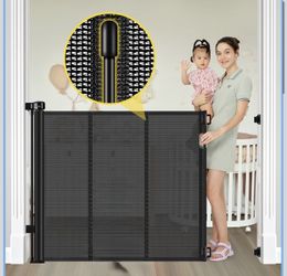 Retractable baby gate extra tall