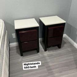 Marble Top Nightstands 