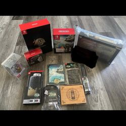 Legend Of Zelda  Tears Of The Kingdom  Nintendo Switch OLED Lot Bundle ✅🔥New!