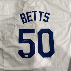 Autographed Mookie Betts Jersey