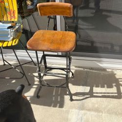 Antique Adjustable Drafting Stool. ORIGINAL!!