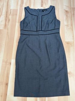 Black Label by Evan Picone  Women’s Gray Dress